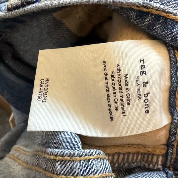 rag & bone Andi high rise Flare Wide Leg ankle length Jeans - Picture 10 of 13